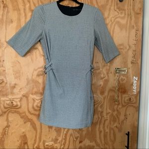 Skort Romper black, white and grey with stretch M